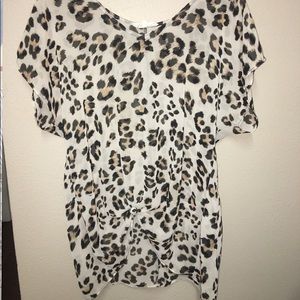 Print blouse. Lightly worn.
